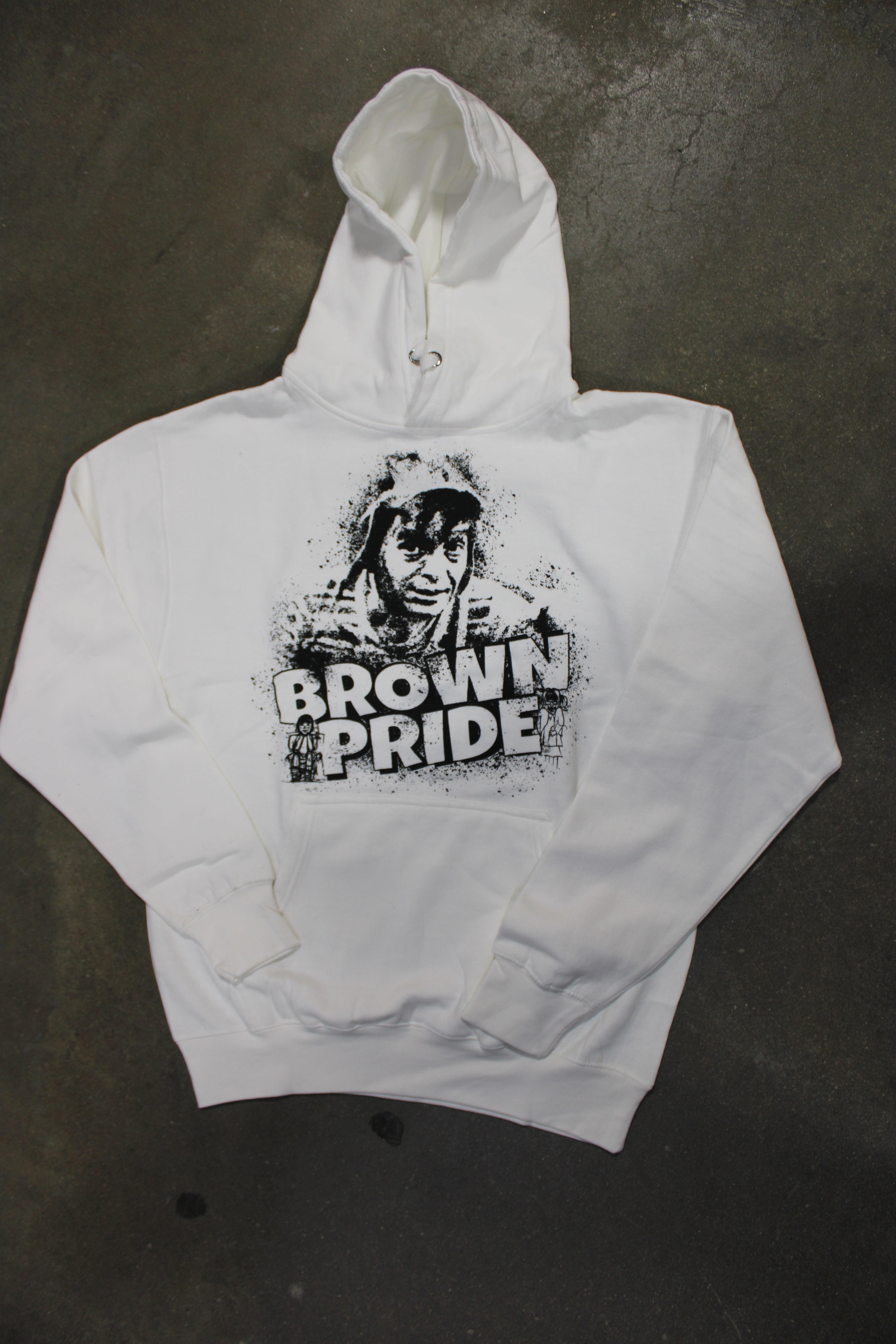 El Chavo Brown Pride White Hoodie
