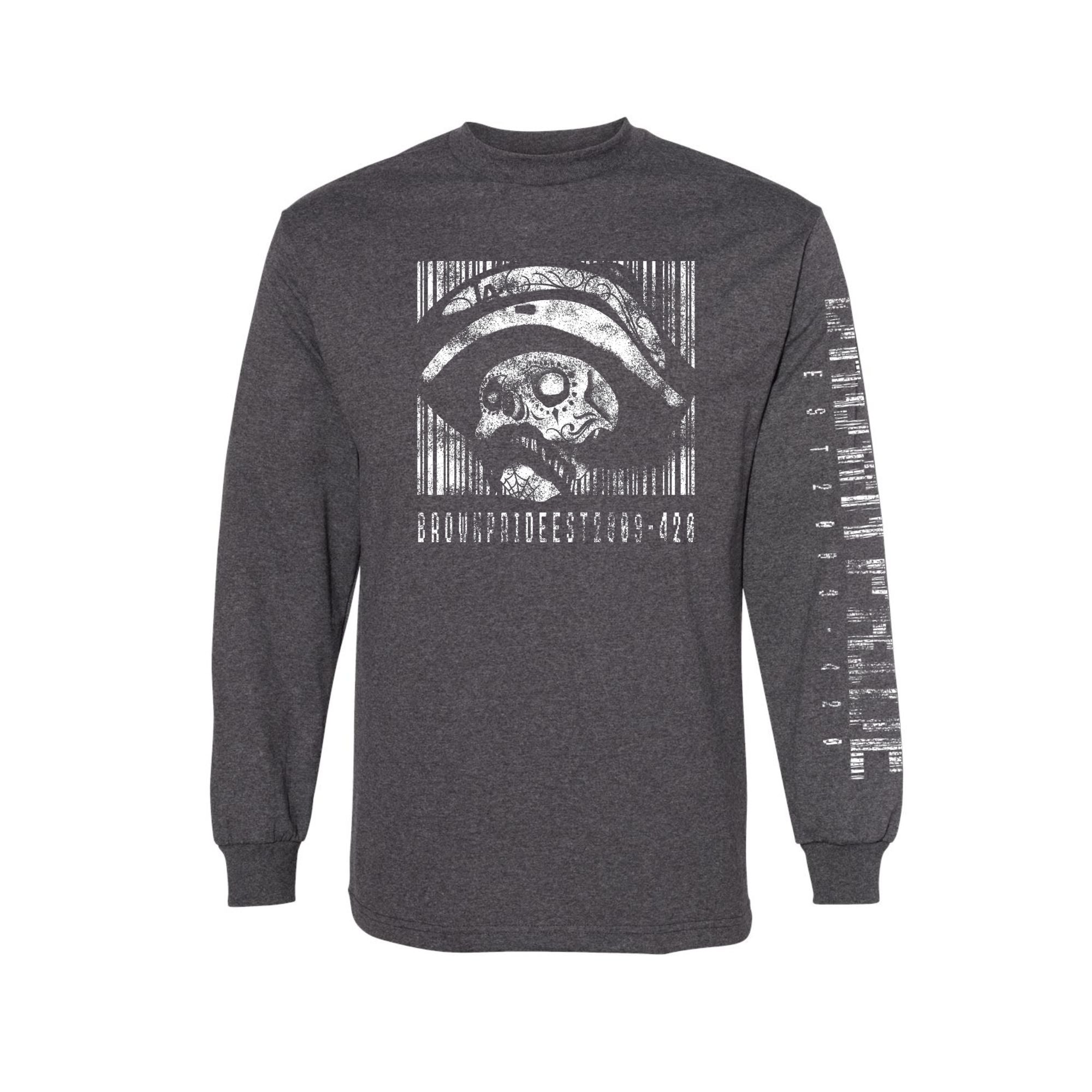 Brown Pride Barcode Long Sleeve Tee