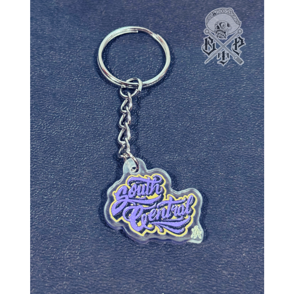 South Central LA Freehand Acrylic Keychain