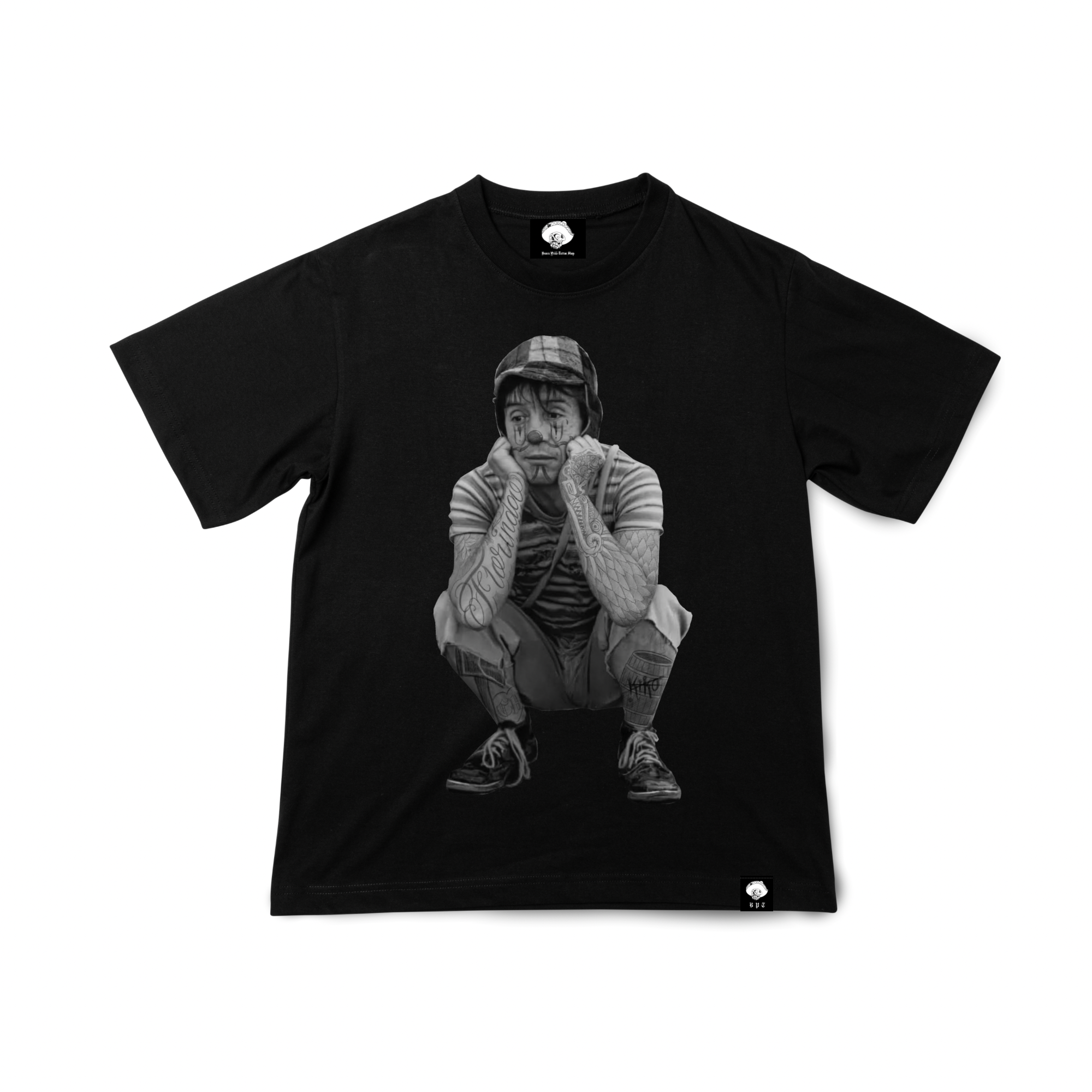 El Tatted Chavo Reversible Black Tee