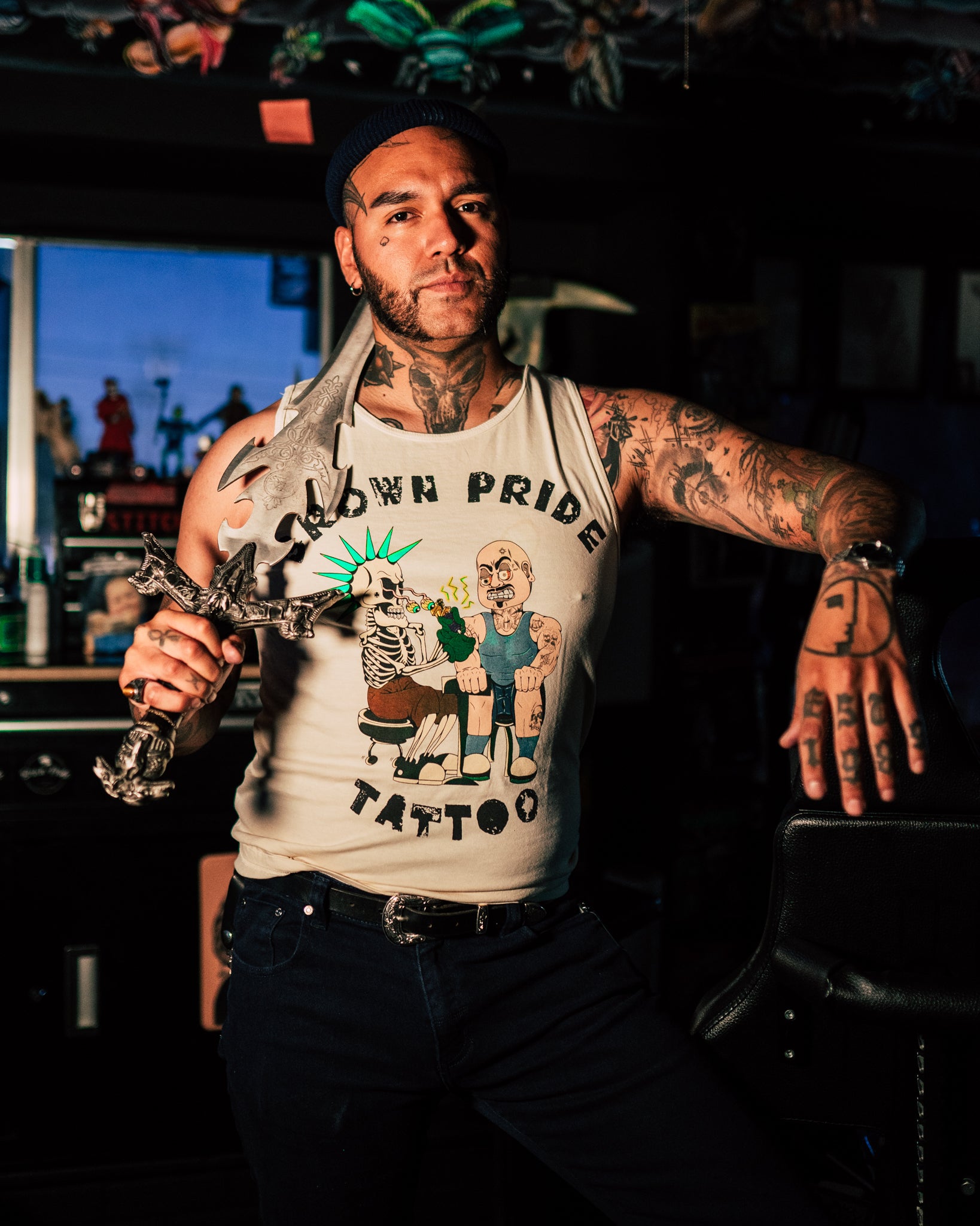 Tattoo Guy Muscle Tee