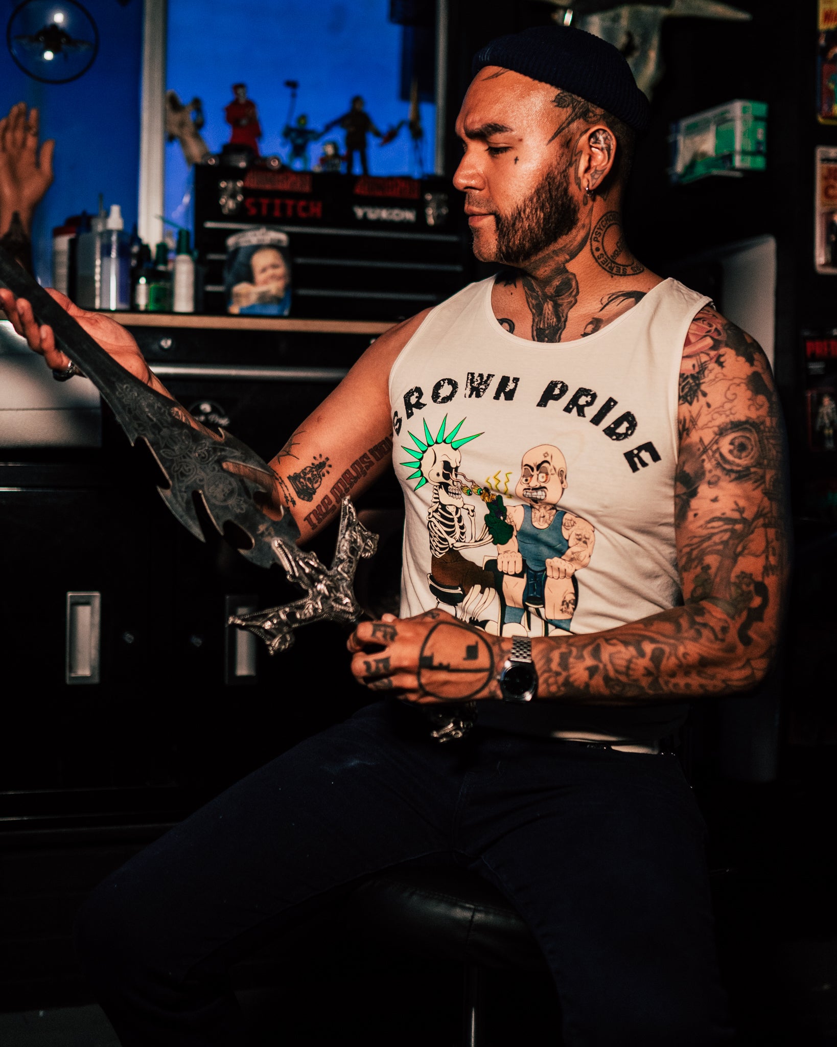 Tattoo Guy Muscle Tee