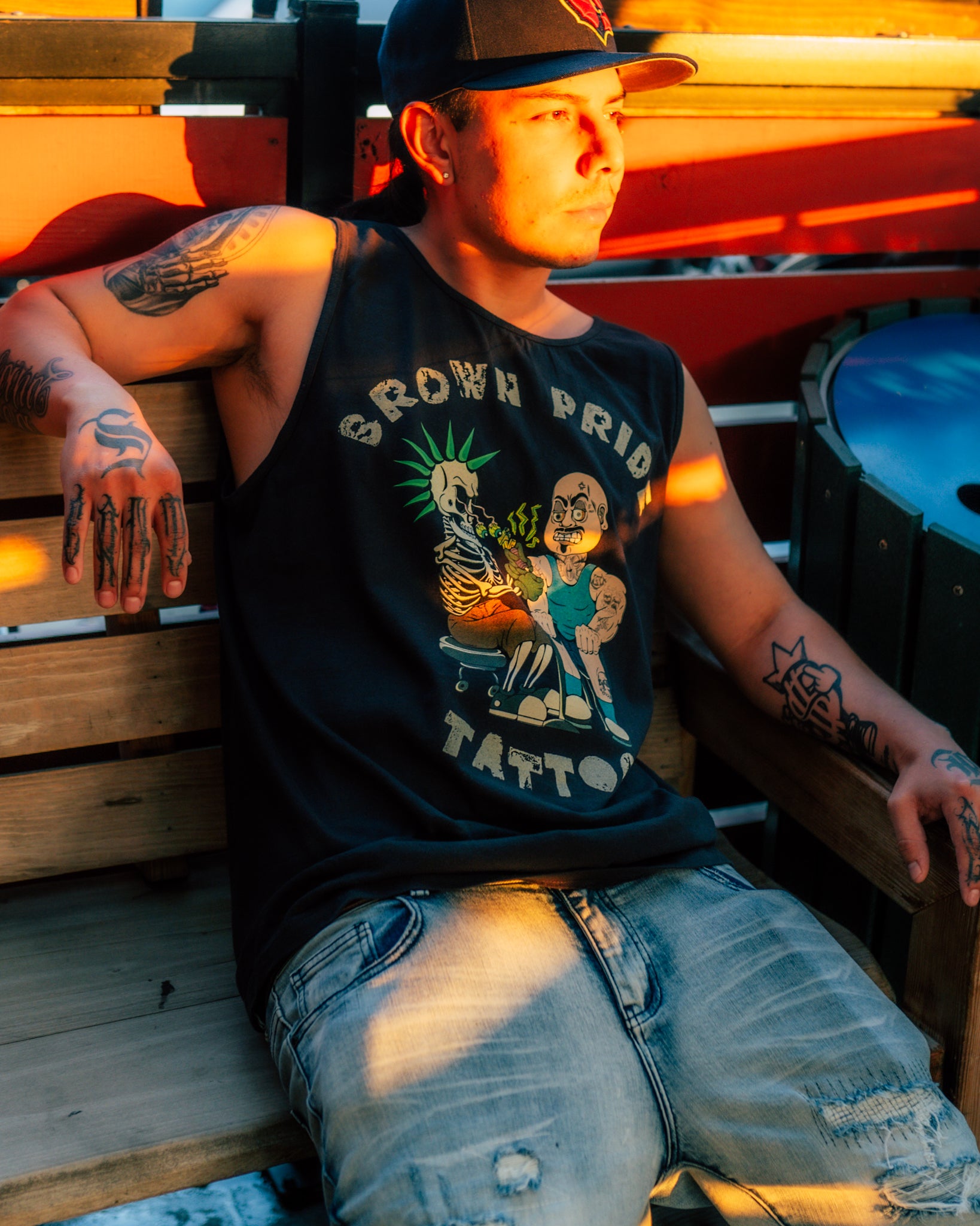 Tattoo Guy Muscle Tee