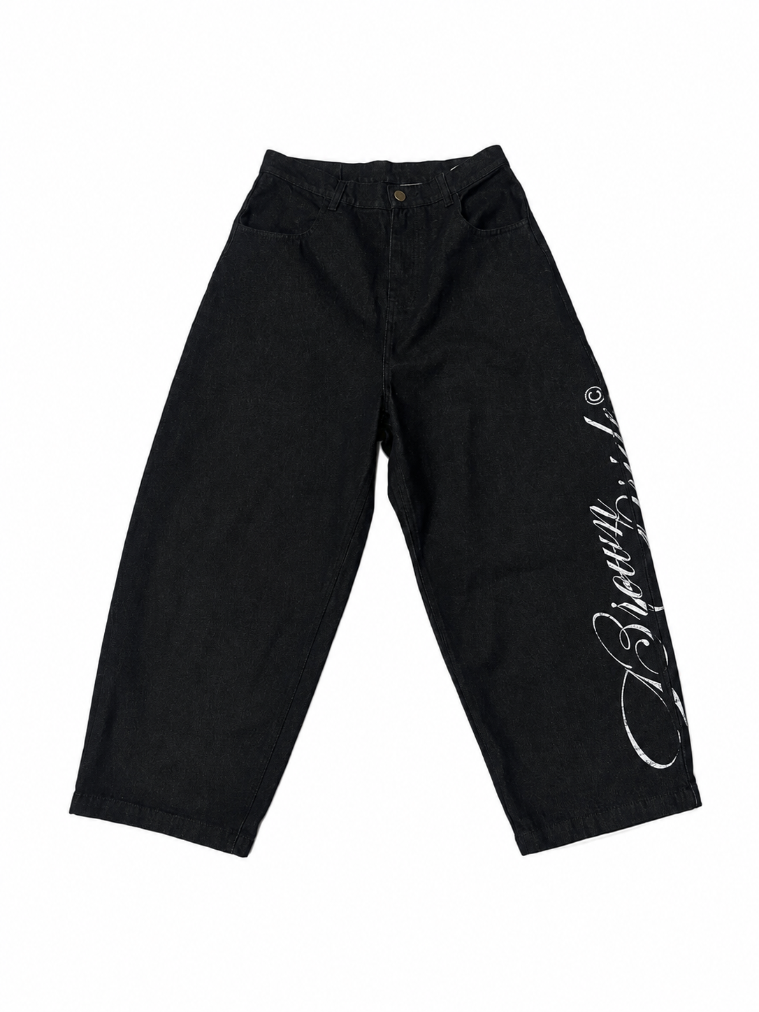 Brown Pride Balloon Denim Jeans