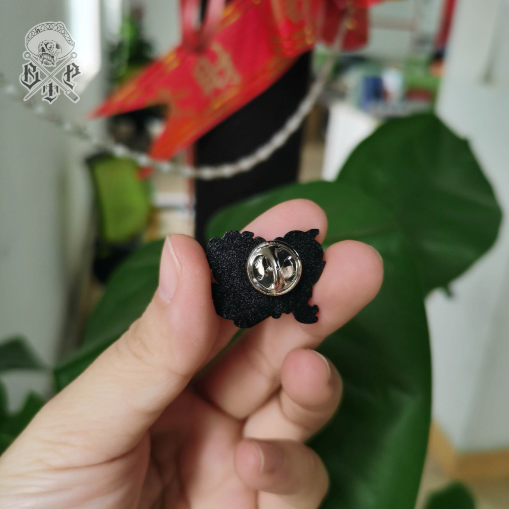 Freehand Brown Pride Enamel Metal Lanyard Pin