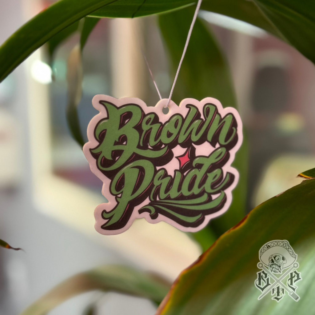 Brown Pride Freehand Ocean Scent Car Freshener