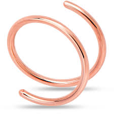 Double Loop Nose Ring