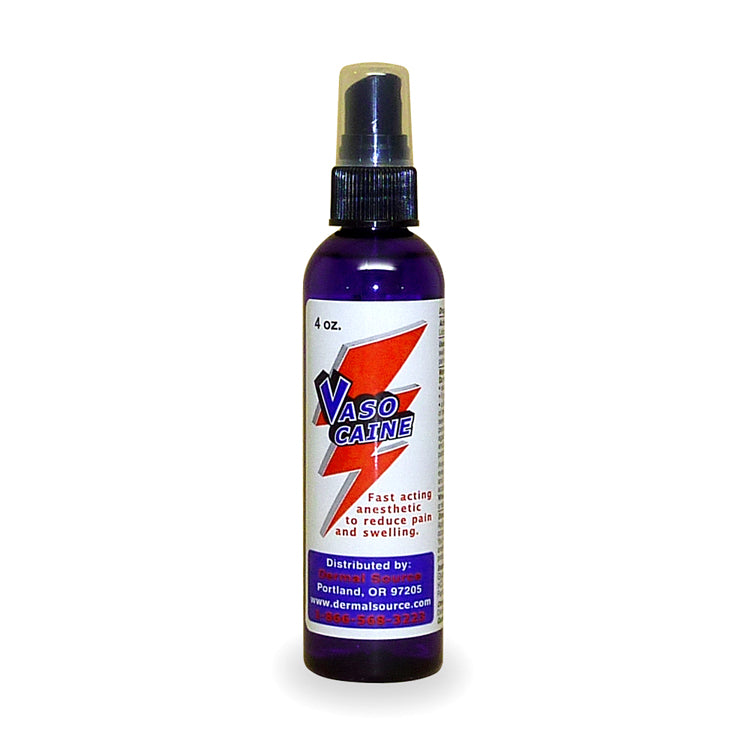 Vasocaine Lidocaine Tattoo Numbing Spray