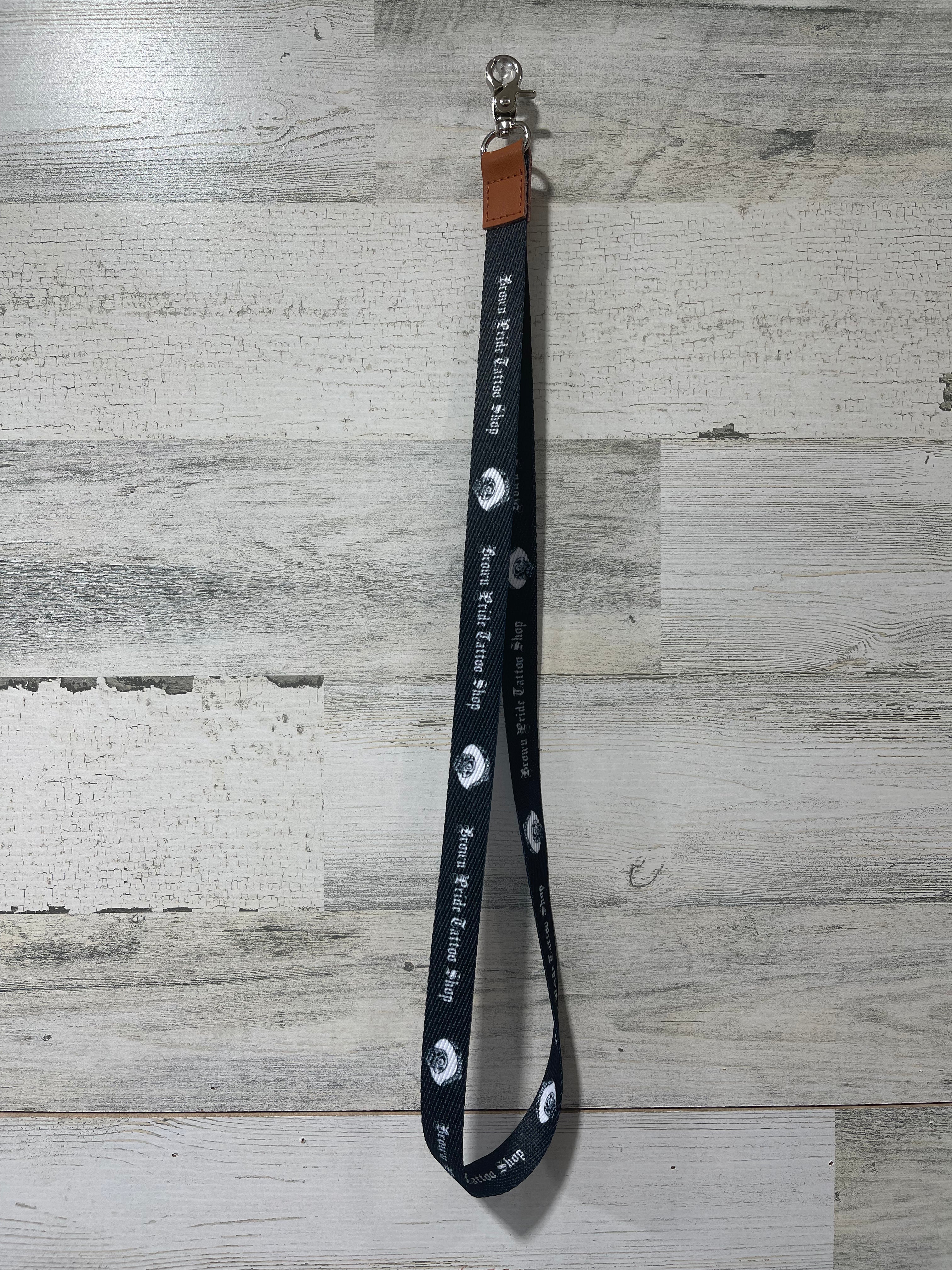 Brown Pride Leather Lanyard