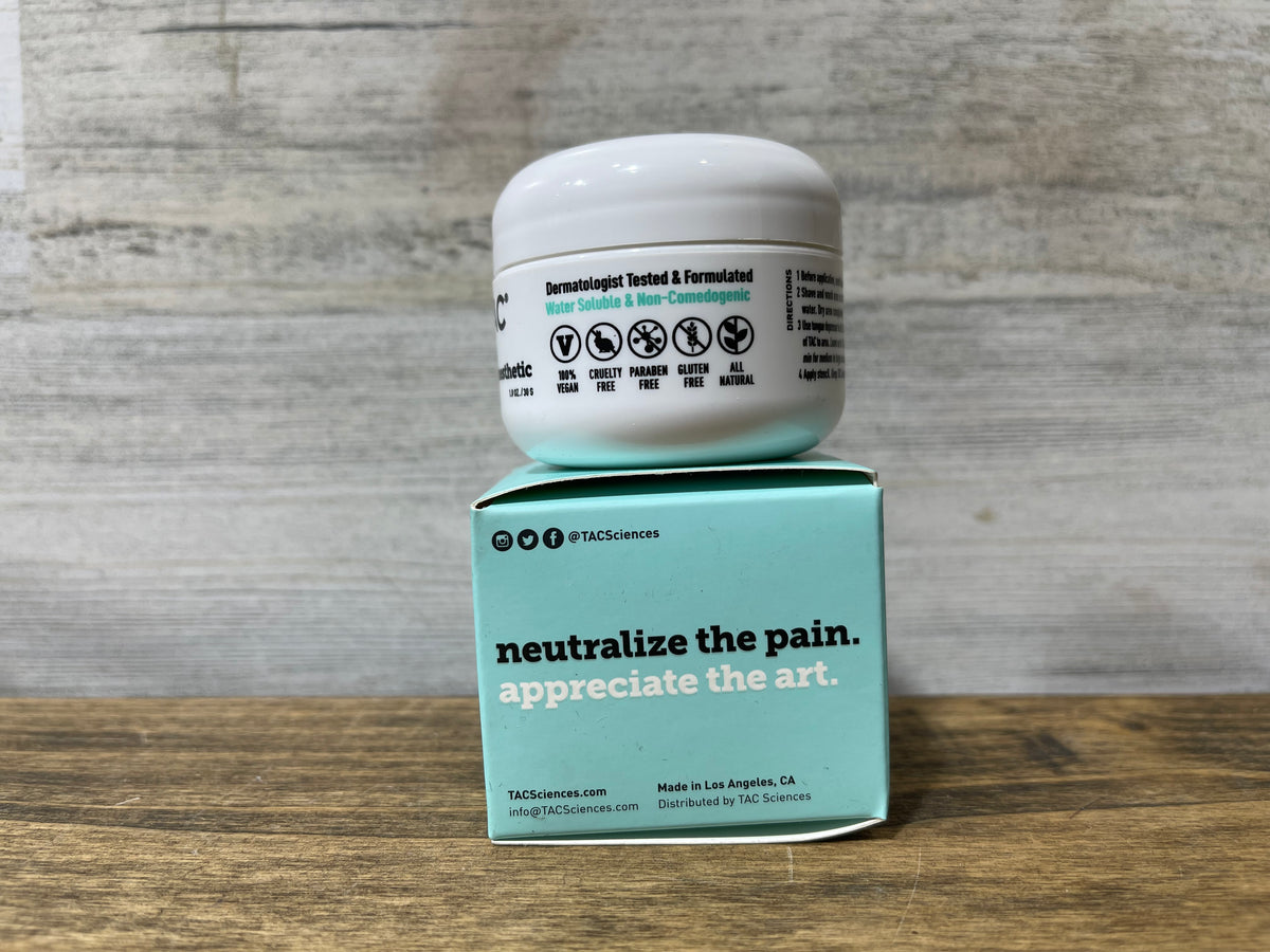 TAC Tattoo Anesthetic Cream Brown Pride Tattoo Shop