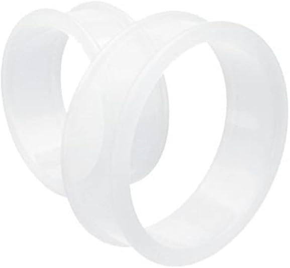 Rubber Clear 1/2 Inch Gauges