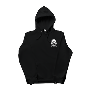 Classic Brown Pride Tattoo Logo Black Hoodie