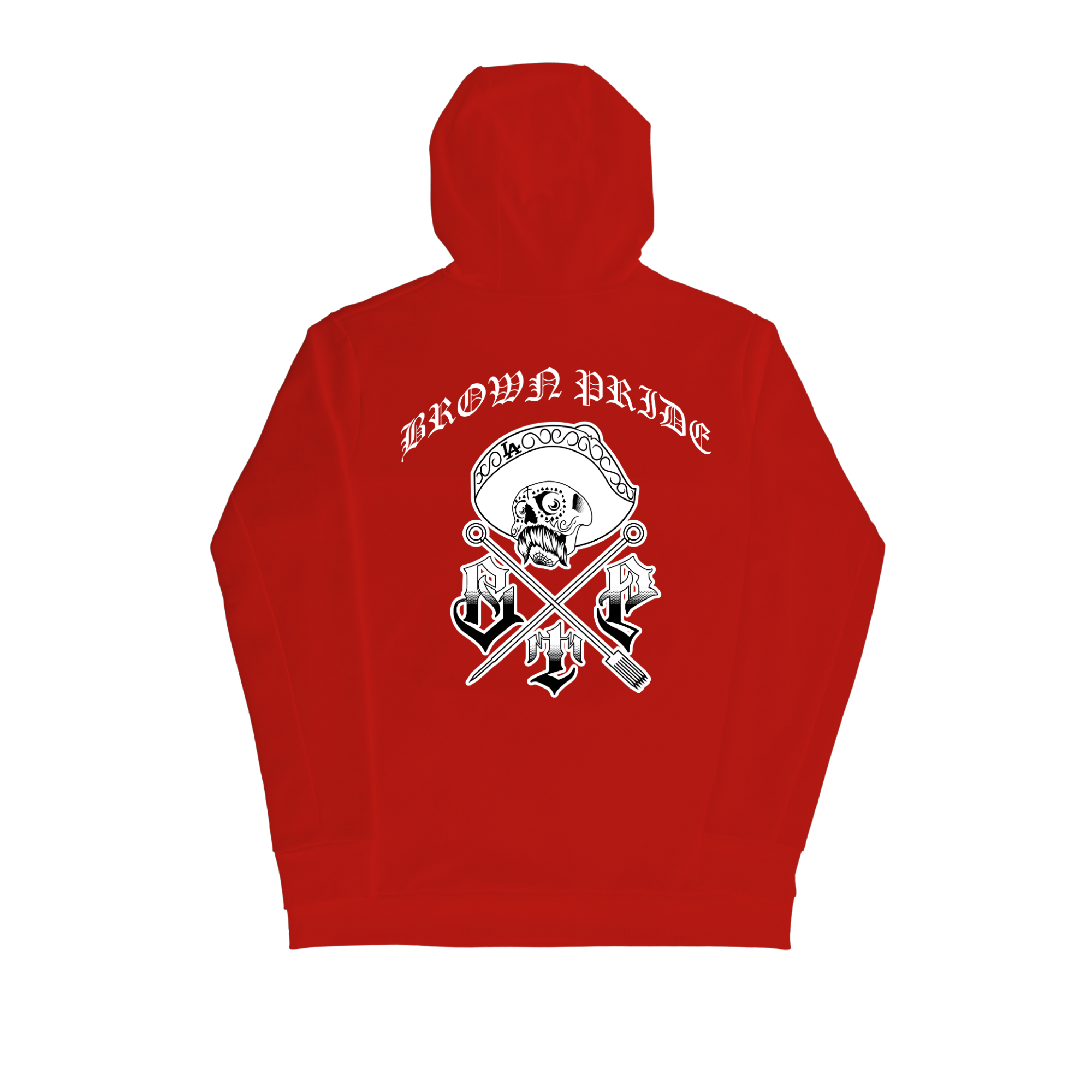 Classic Brown Pride Tattoo Logo Hoodie