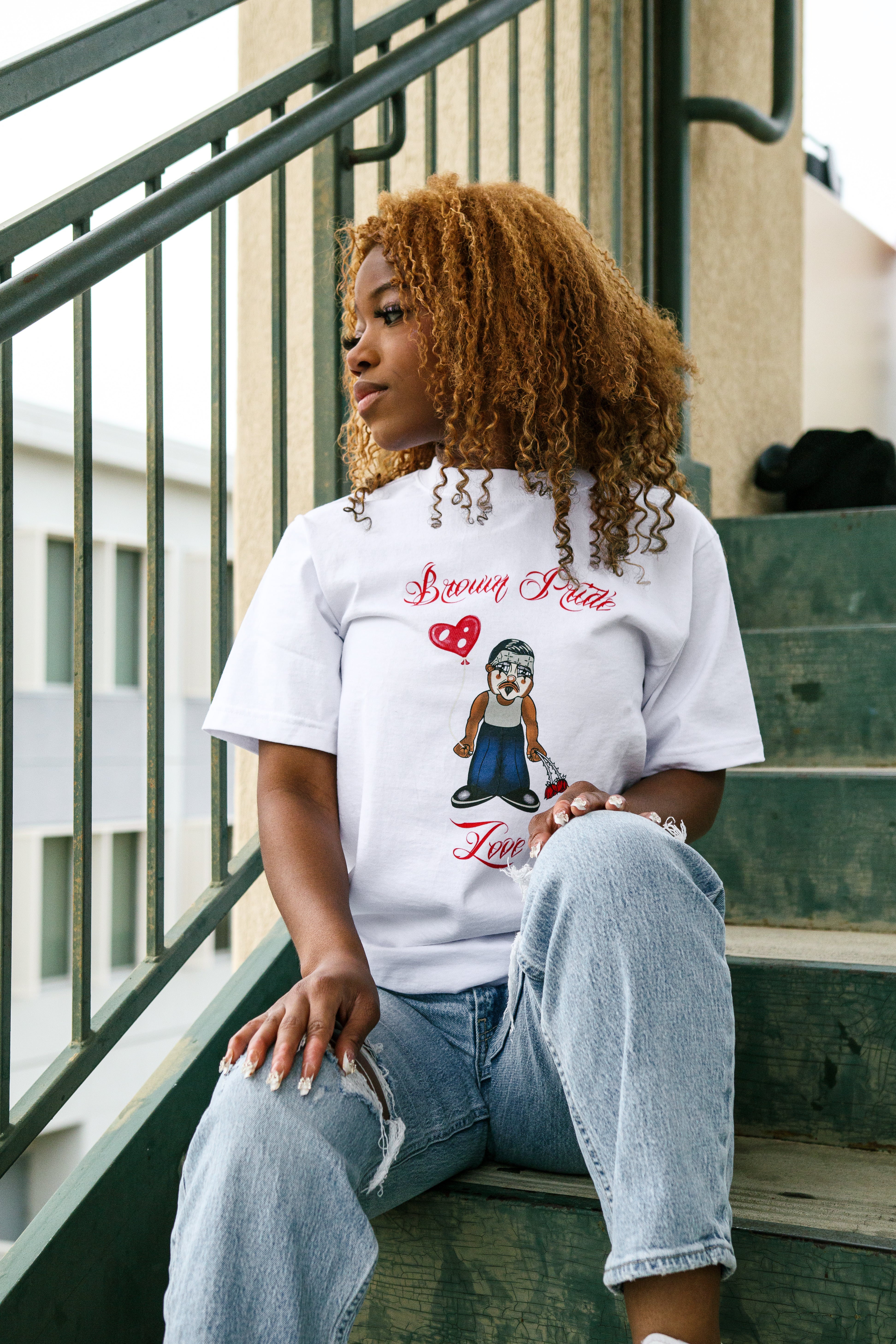 Rose Cholo Tee