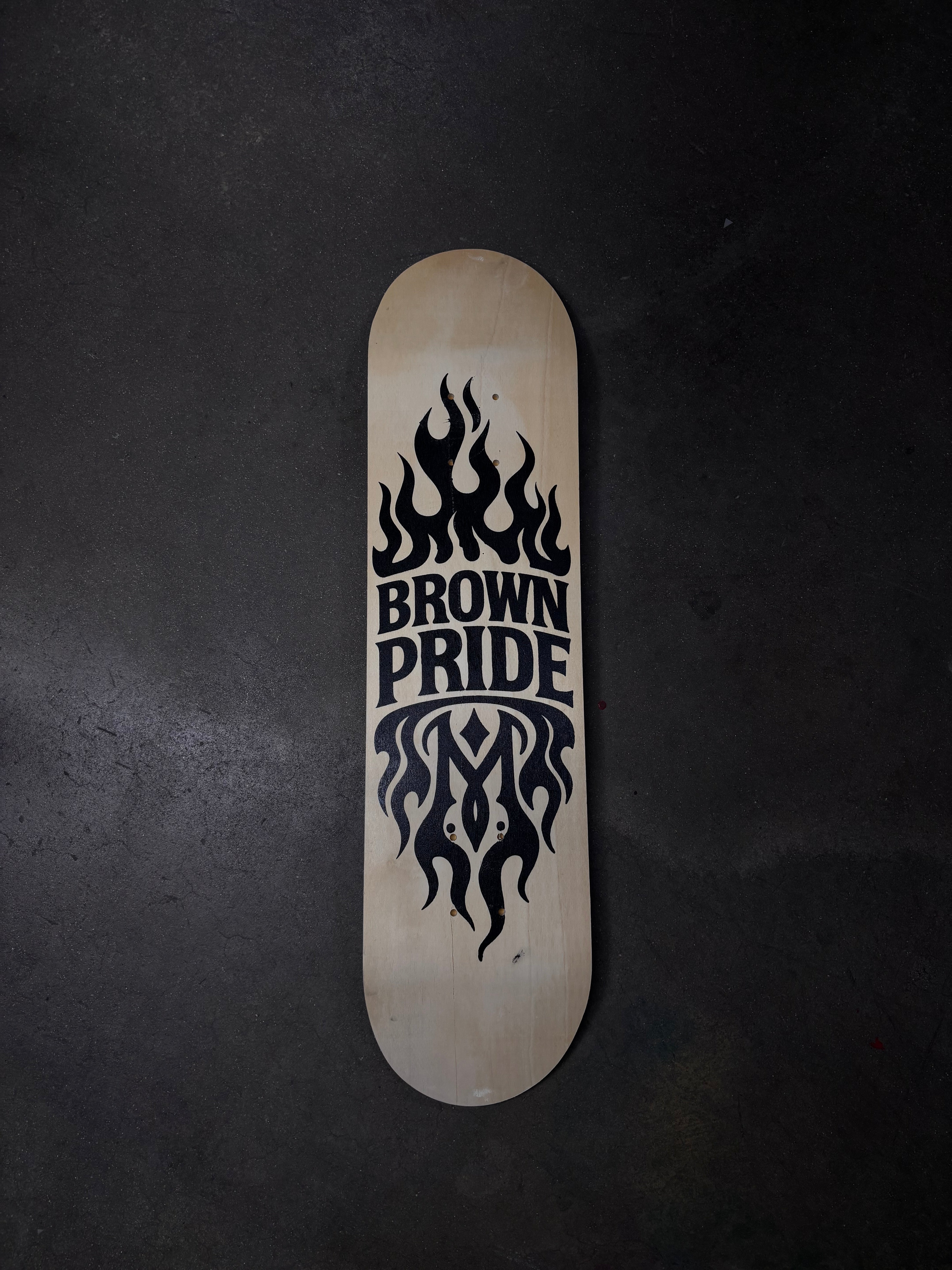 Essential Flame Skateboard