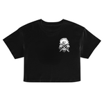 Load image into Gallery viewer, Classic Logo Drop Shoulder Black Crop Tee
