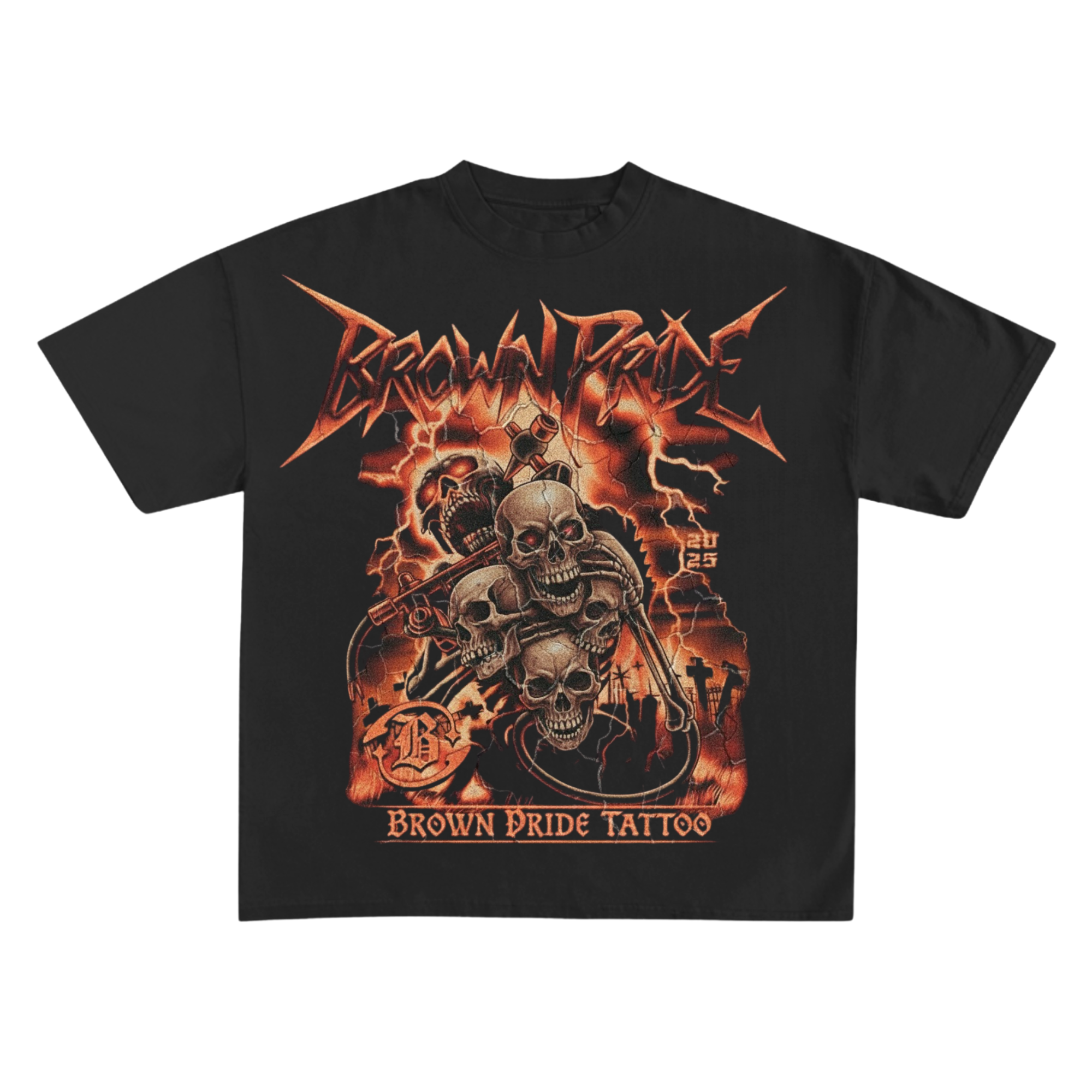 BP Burning Skulls Tee