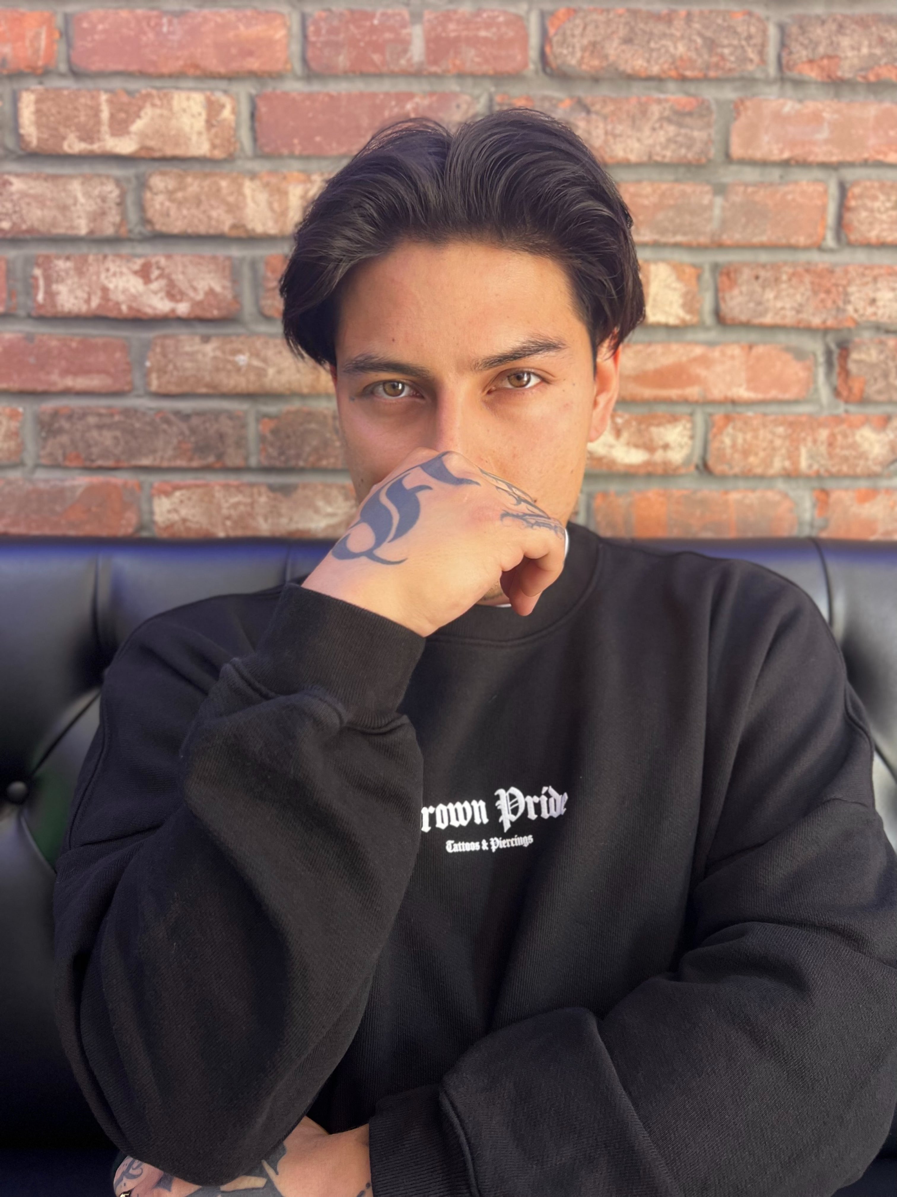 Black Brown Pride  Crew Neck and Sweatpants Set
