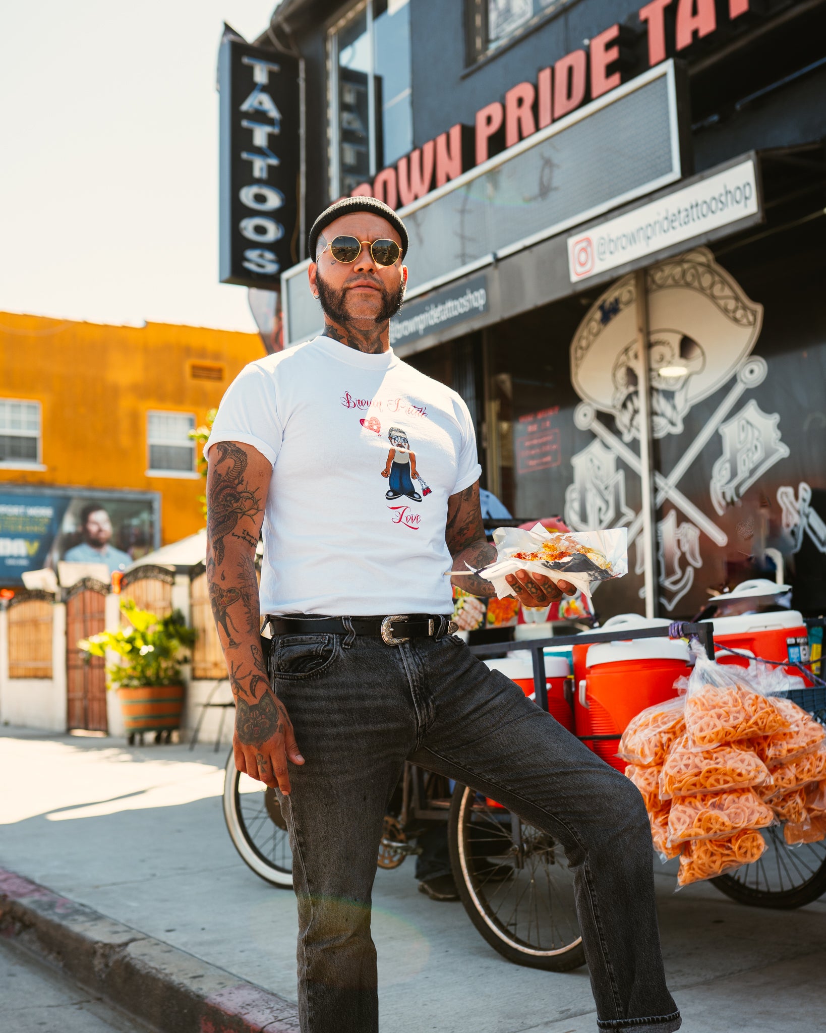Rose Cholo Tee