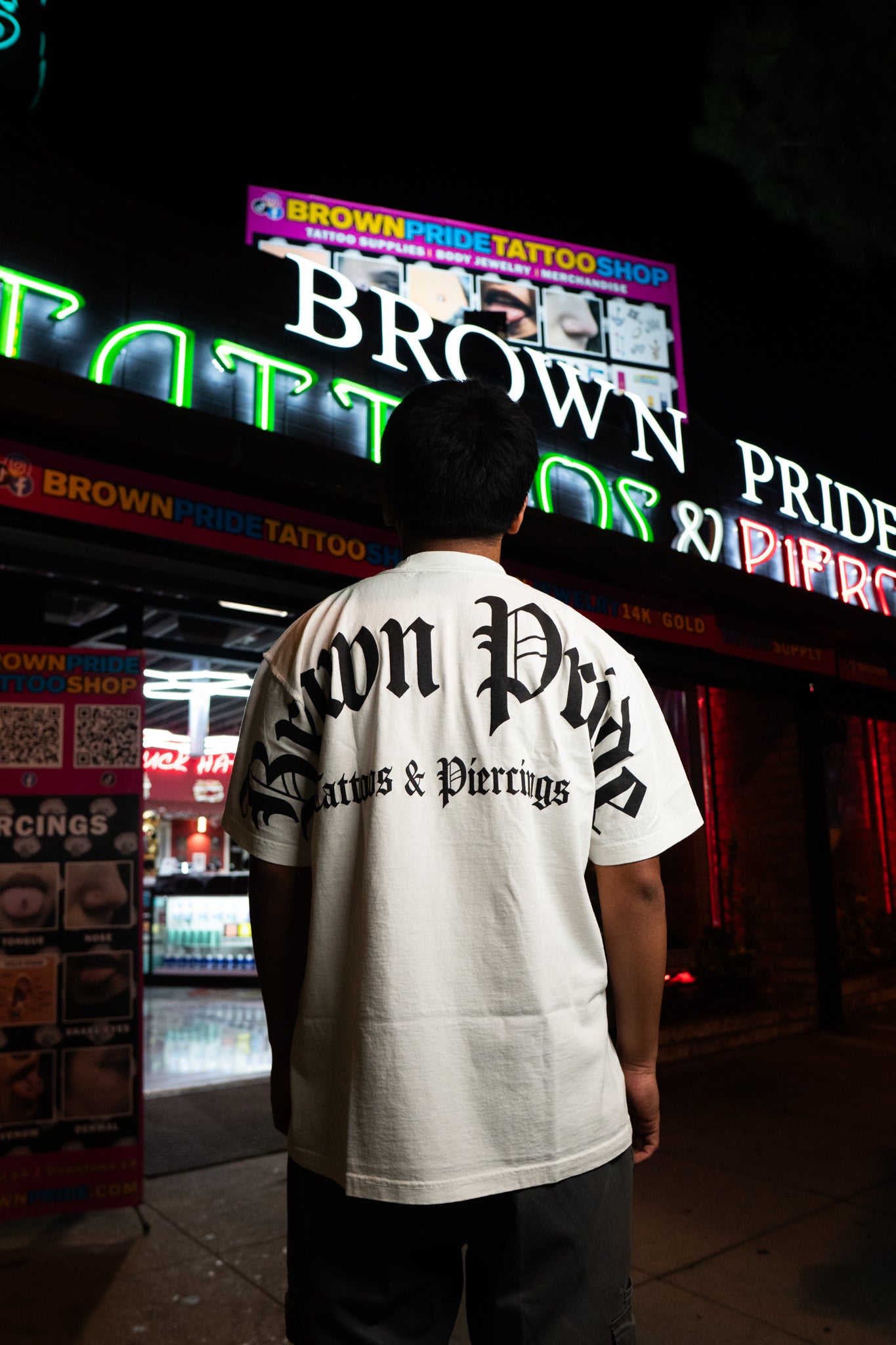Brown Pride Tattoos & Piercings OverSize Print