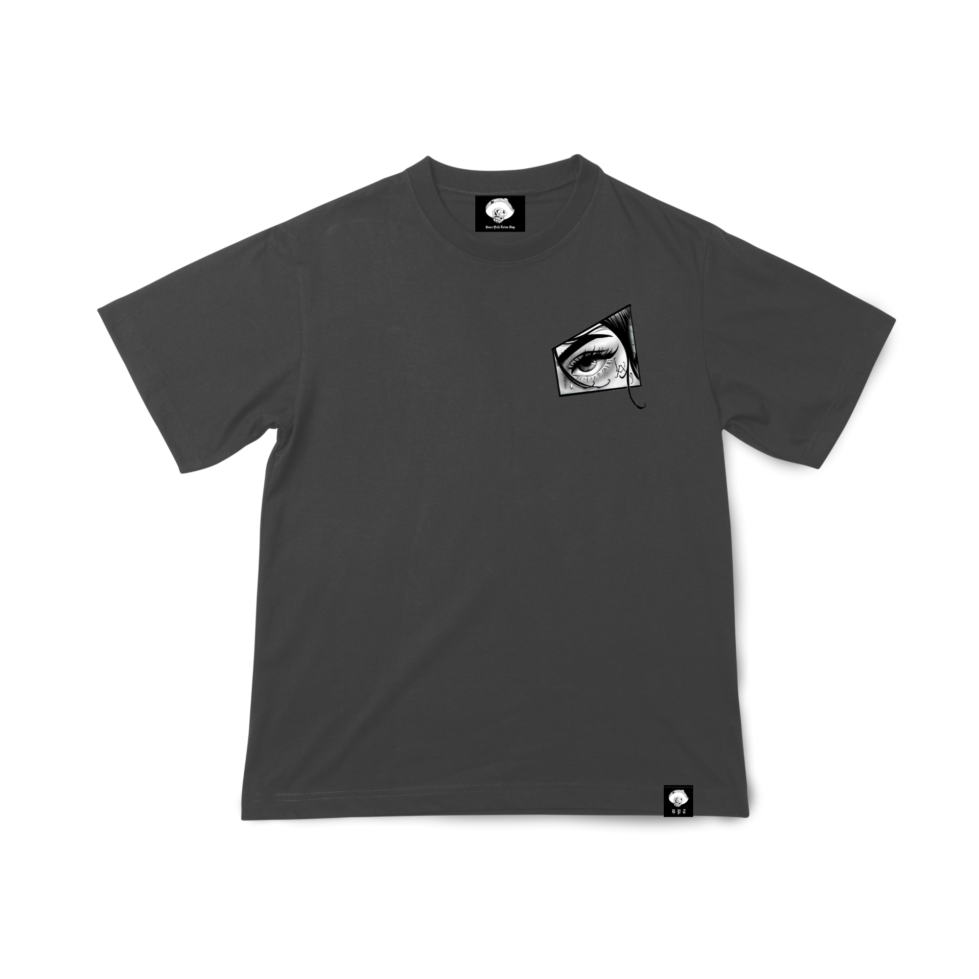 Anime Eye Reversible Gray Tee