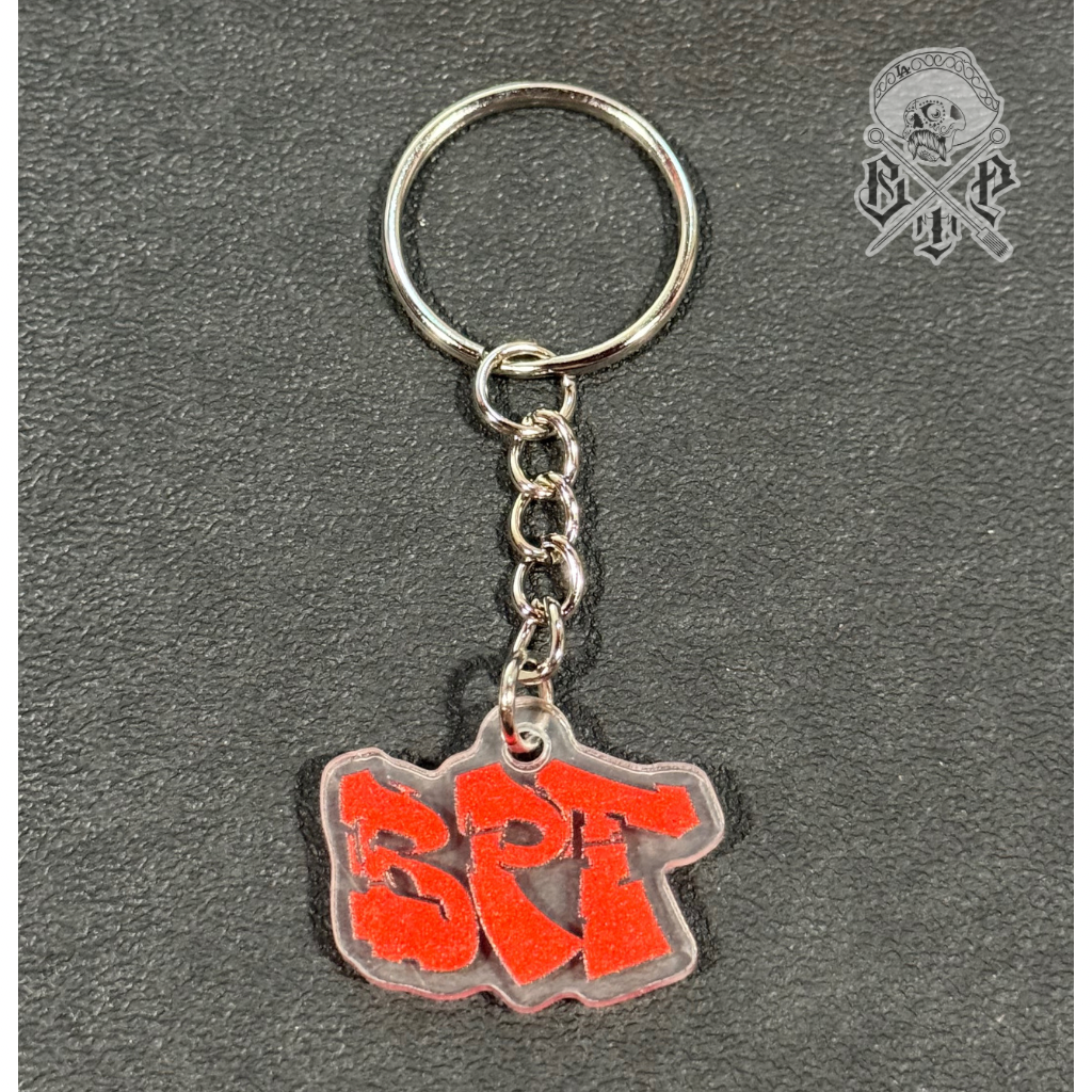 Red BPT Acrylic Keychain