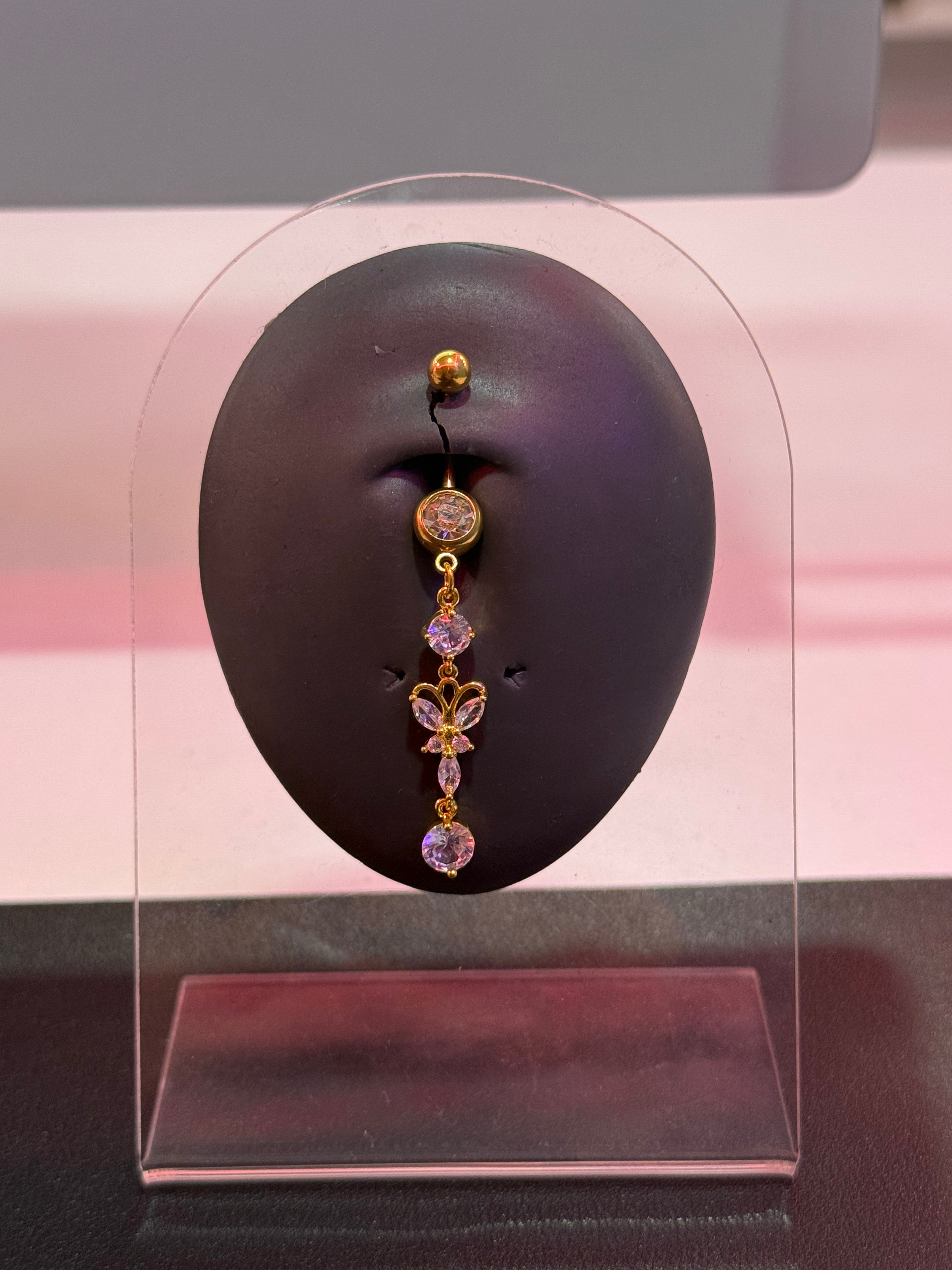 Mini Butterfly Dangle Belly