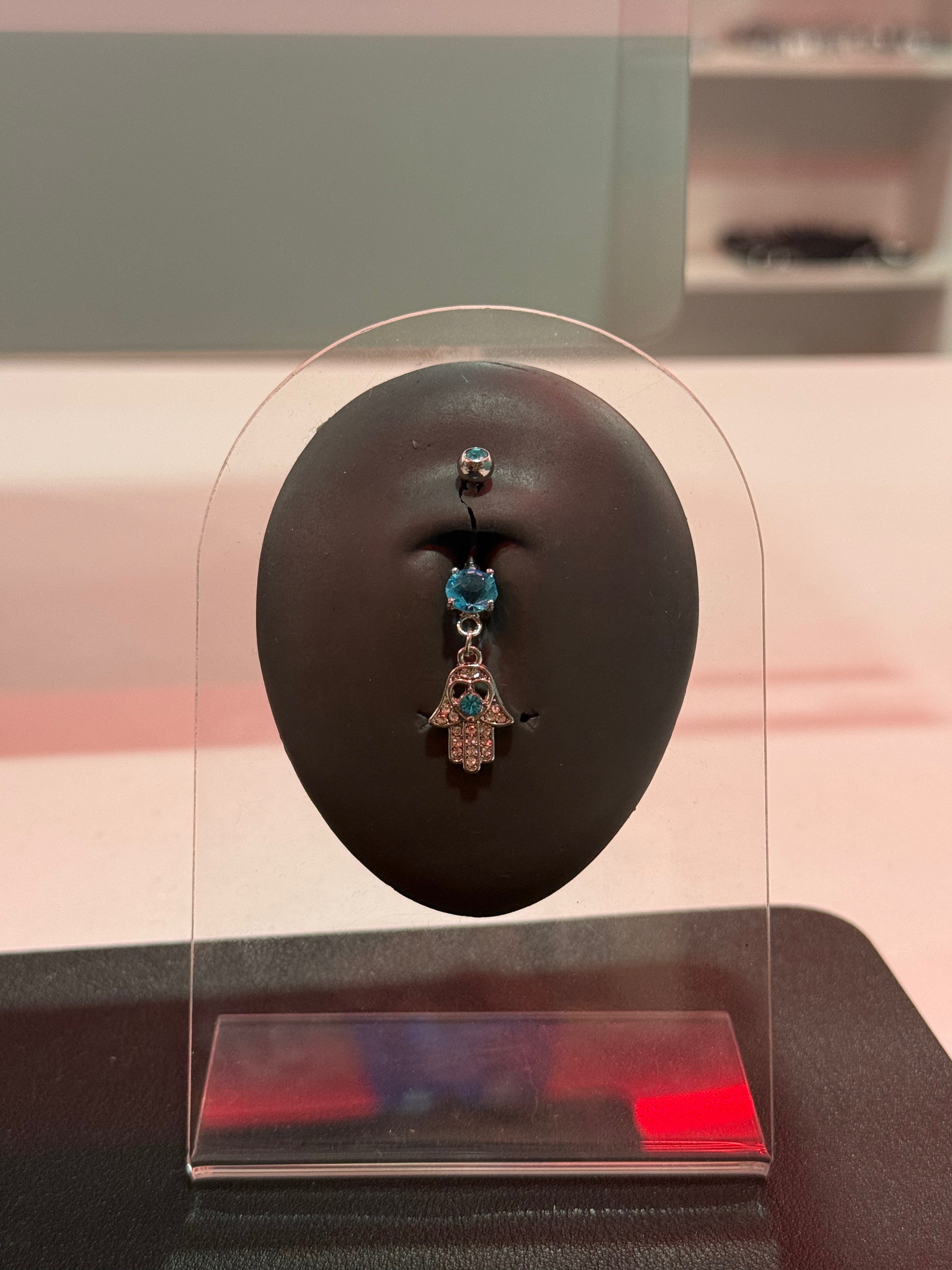 Bedazzled Hamsa Hand Belly