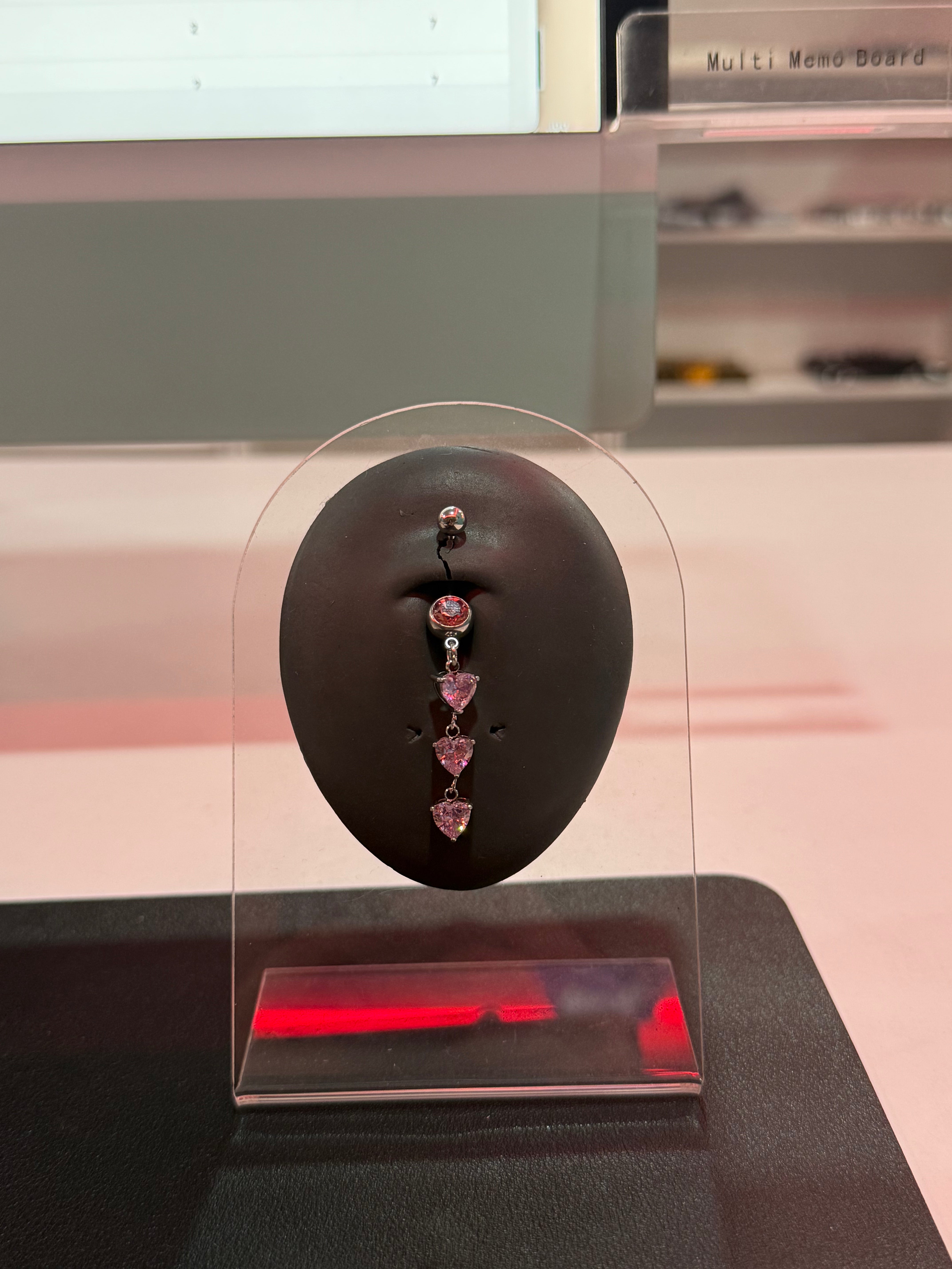 Triple Dangle Heart Belly