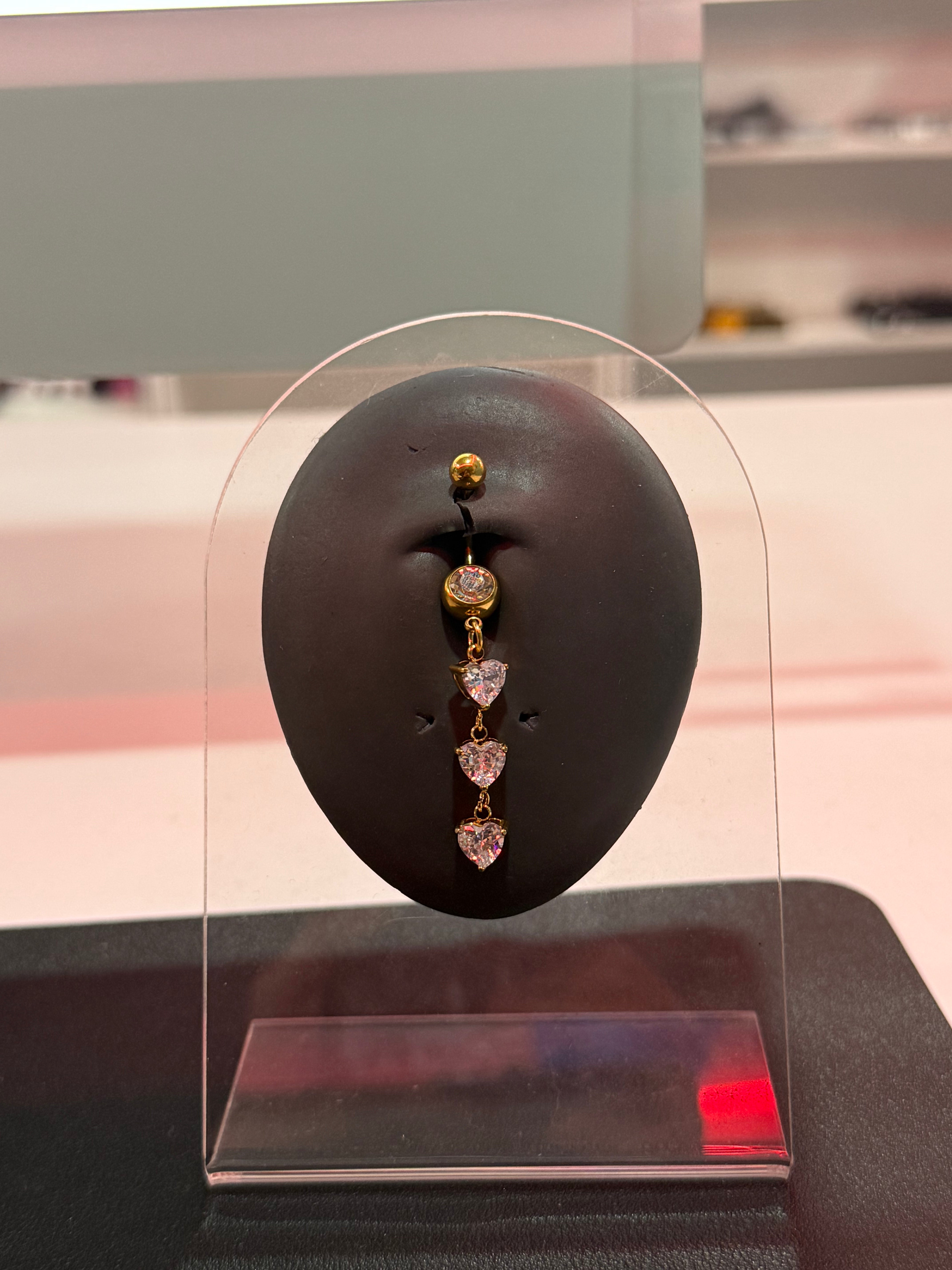 Triple Dangle Heart Belly