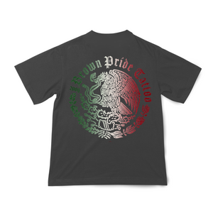 BPT Mexican Flag Puff Print Grey Tee