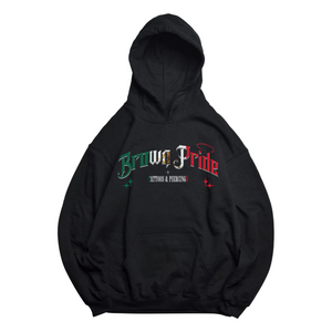 Mexican Flag Puff Print Hoodie