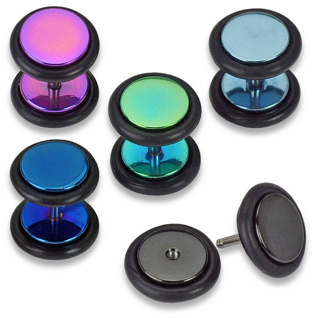 Faux Gauge earrings