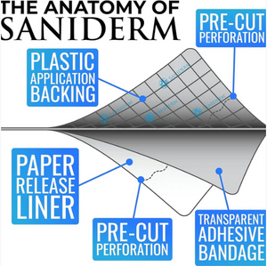 Saniderm Transparent Adhesive Bandage - 10.2" x 8 yard Roll