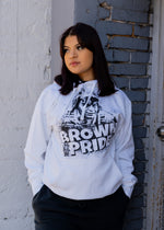 Load image into Gallery viewer, El Chavo Brown Pride White Hoodie
