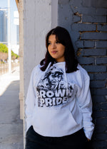 Load image into Gallery viewer, El Chavo Brown Pride White Hoodie
