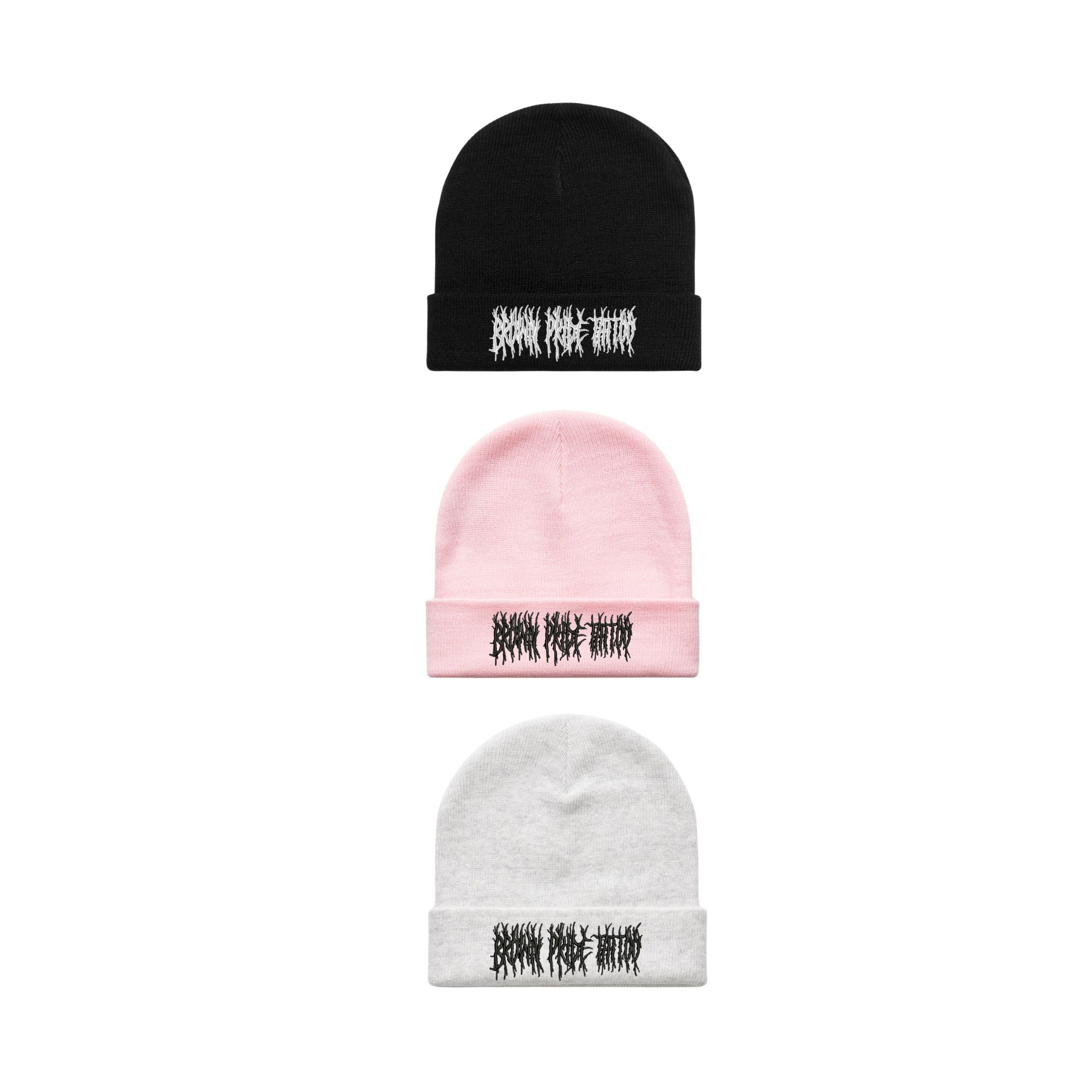 Gothic Font Cuff Beanie