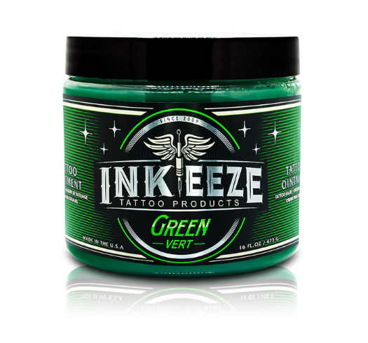 Inkeeze Green Tattoo Ointment 16oz