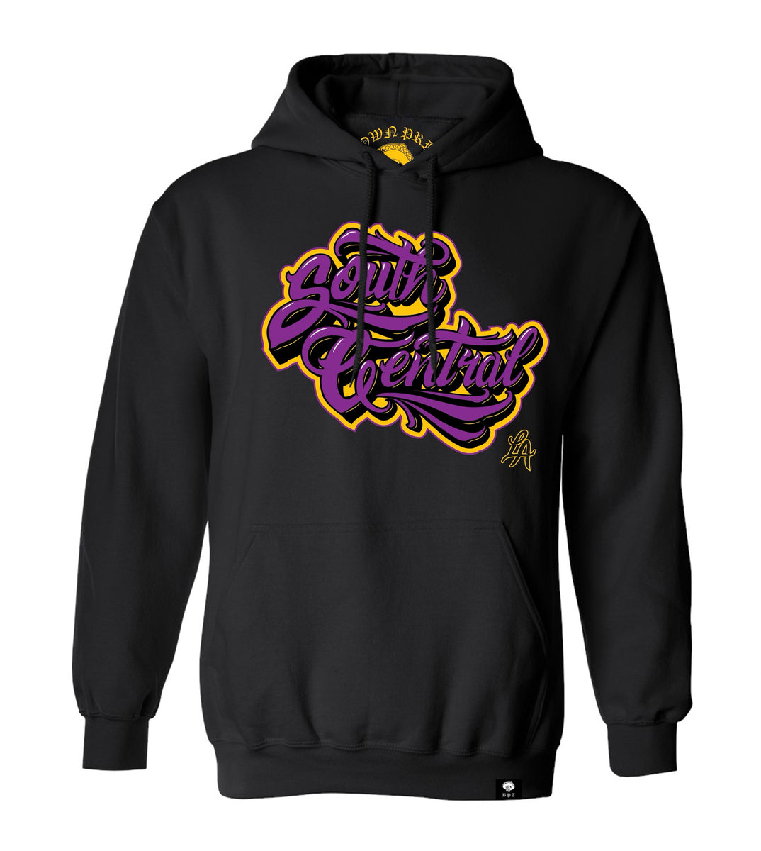 “South central” Lakers color way – Brown Pride Tattoo Shop